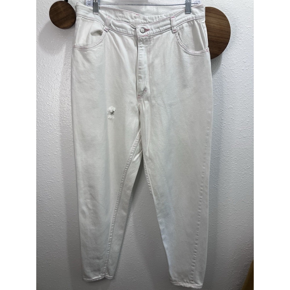 VTG No Excuses LIGHT Blue High Waisted Mom Jeans 31x28.5 Collectors Series 90s